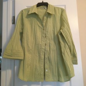 Apt 9 3/4 bell sleeve button down